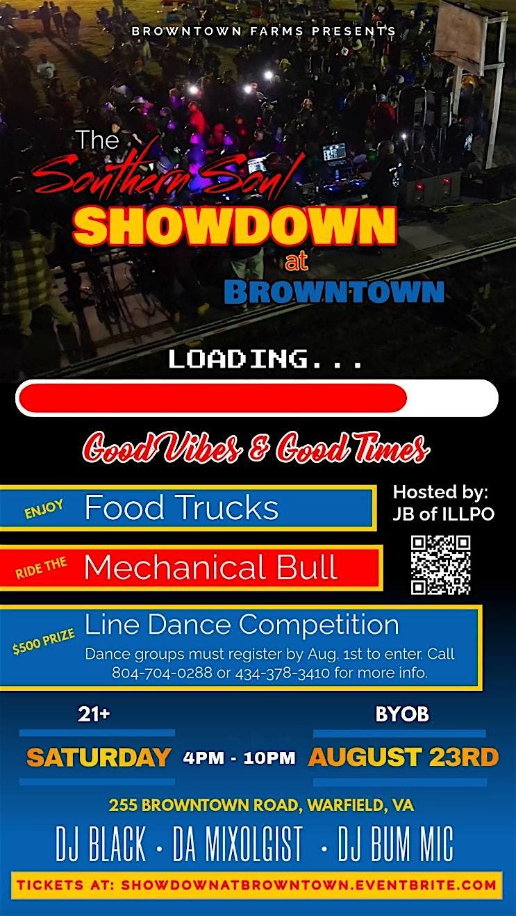 The Southern Soul Showdown at Browntown, 23 August | Event in Warfield | AllEvents