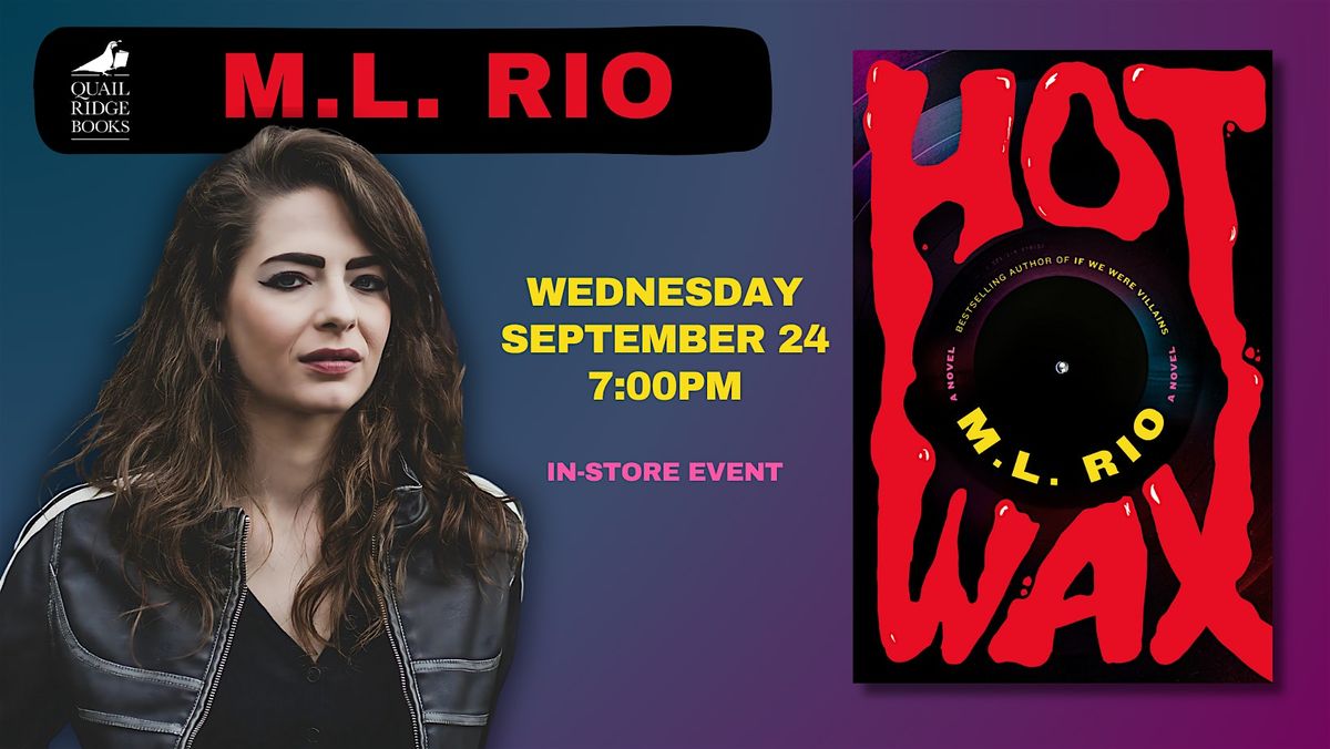 M.L. Rio | Hot Wax, 24 September | Event in Raleigh | AllEvents