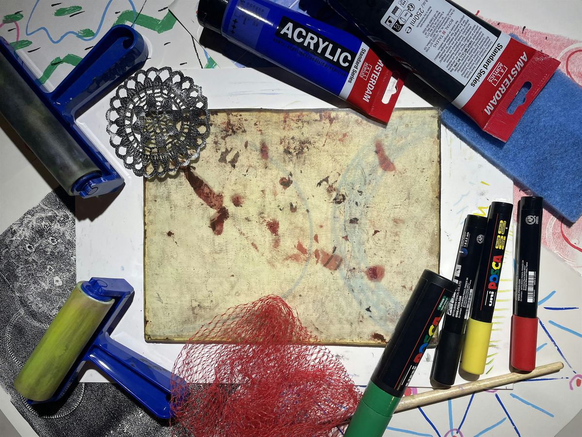 Intro to Gelli Plate Printmaking, 15 July | Event in Amherst | AllEvents