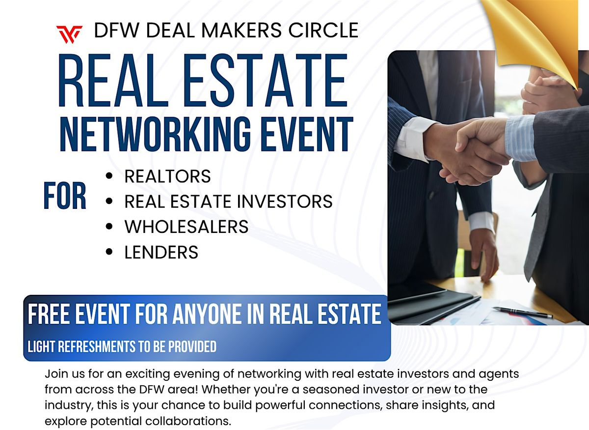Real Estate Networking Event, 28 August | Event in Plano | AllEvents