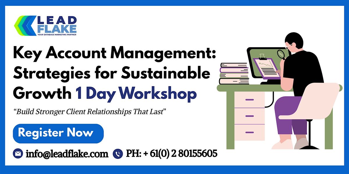 Effective Account Management Techniques Workshop in Wellington, 23 July | Event in Wellington | AllEvents