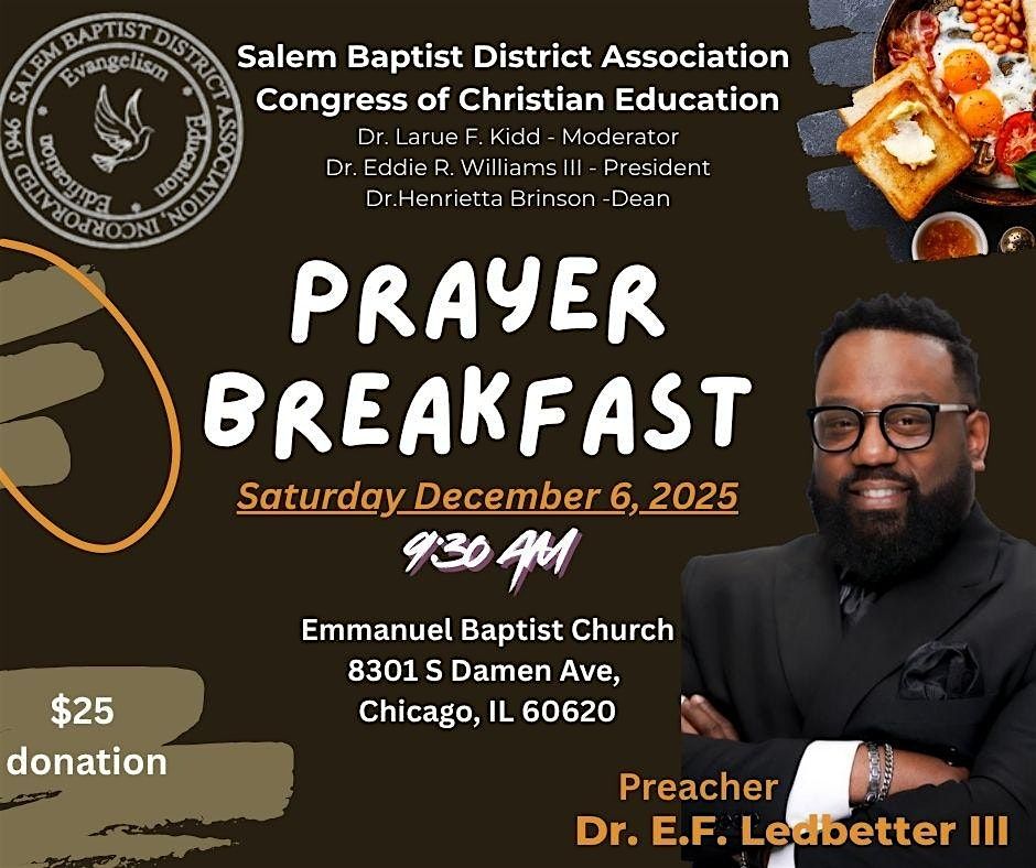 Salem District Congress of Christian Education Breakfast, 6 December | Event in Chicago | AllEvents