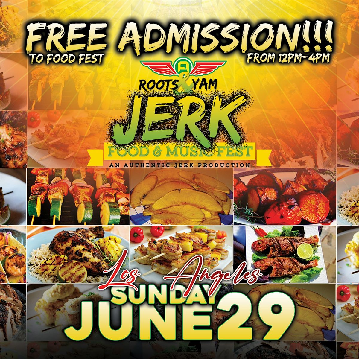 JERK FEST 2025 - Caribbean Food & Music Festival (June), 29 June | Event in Los Angeles | AllEvents