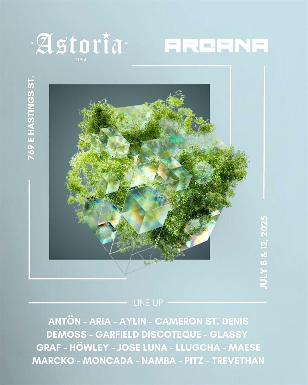 Astoria by Arcana x Sessions, 8 July | Event in Vancouver | AllEvents