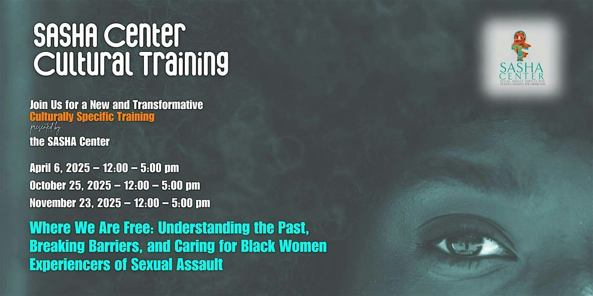 Copy of SASHA Center’s Cultural Training Series 2025, 25 October | Event in Detroit | AllEvents