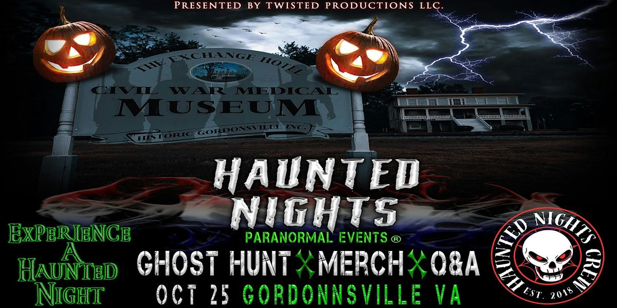 HNPE Presents "The 6th Annual Halloween Bash at The Exchange Hotel", 25 October | Event in Gordonsville
