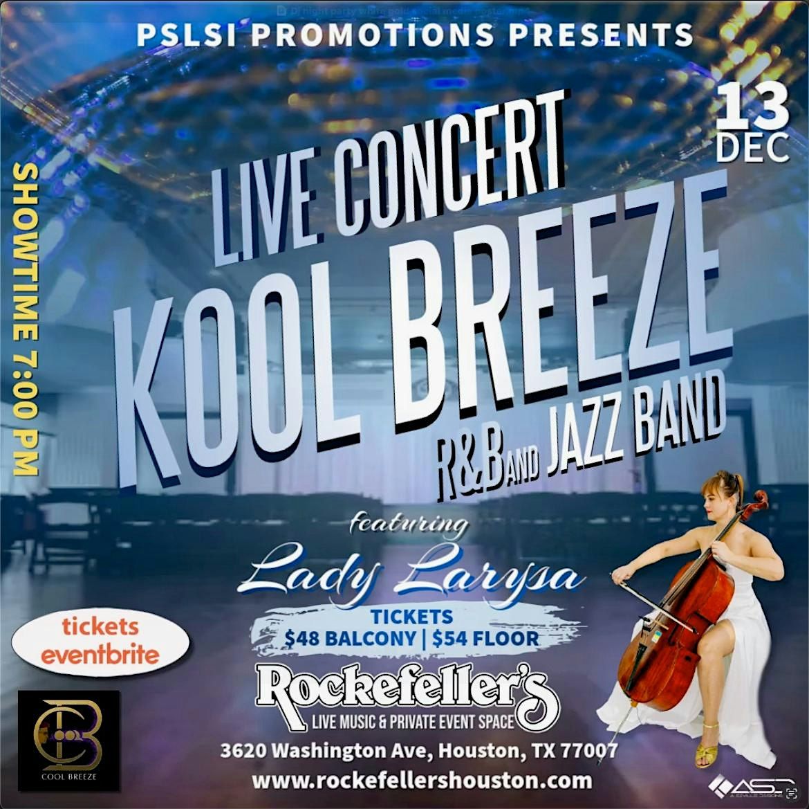Evening of Smooth  Jazz & Soulful R&B, 13 December | Event in Houston | AllEvents