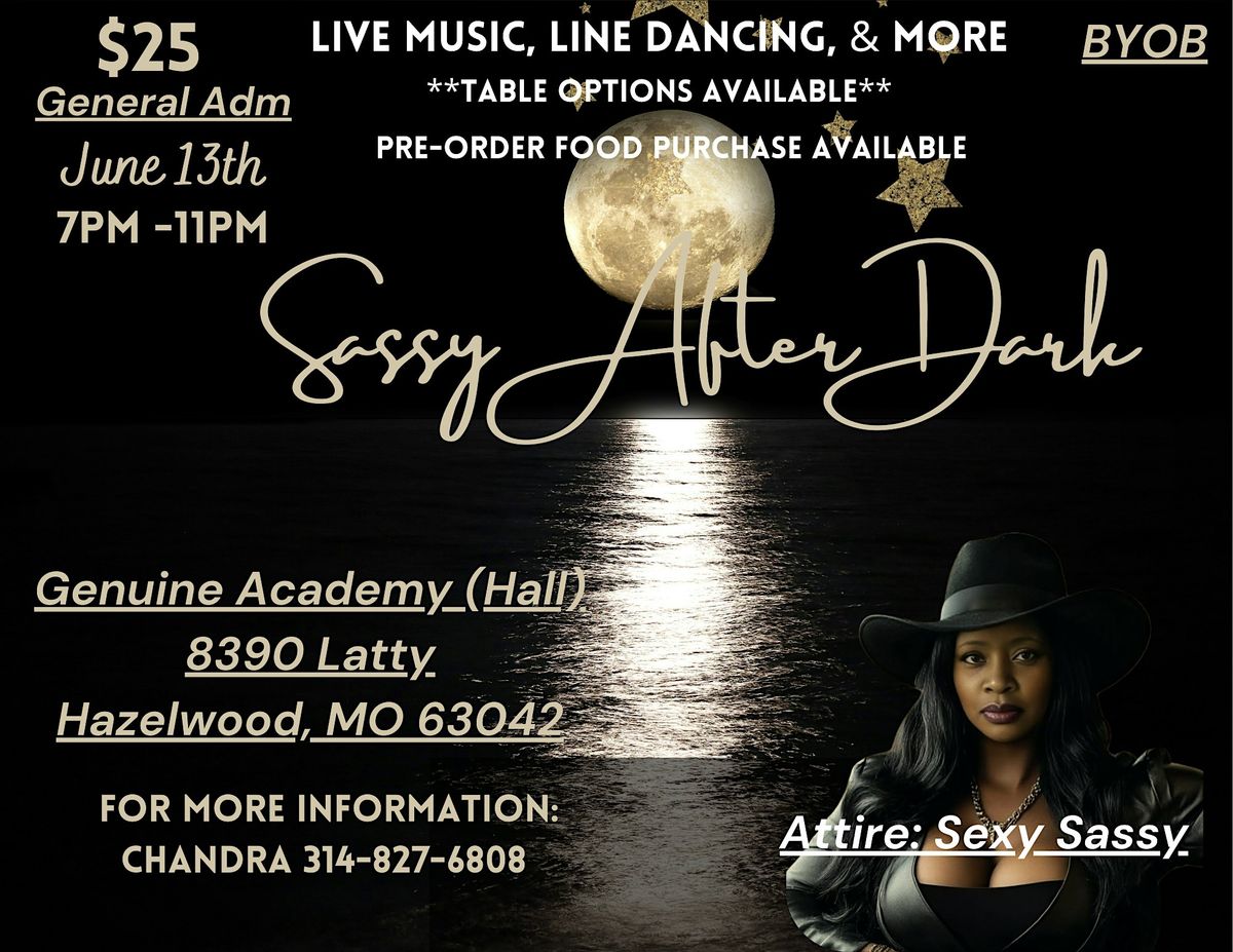 Sassy After Dark Party, 13 June | Event in Hazelwood | AllEvents