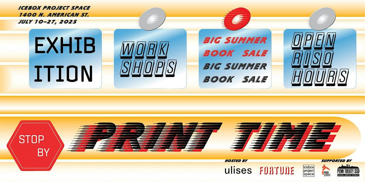 PRINT TIME Workshop: Riso Maintenance with Robert Baxter, 26 July | Event in Philadelphia | AllEvents