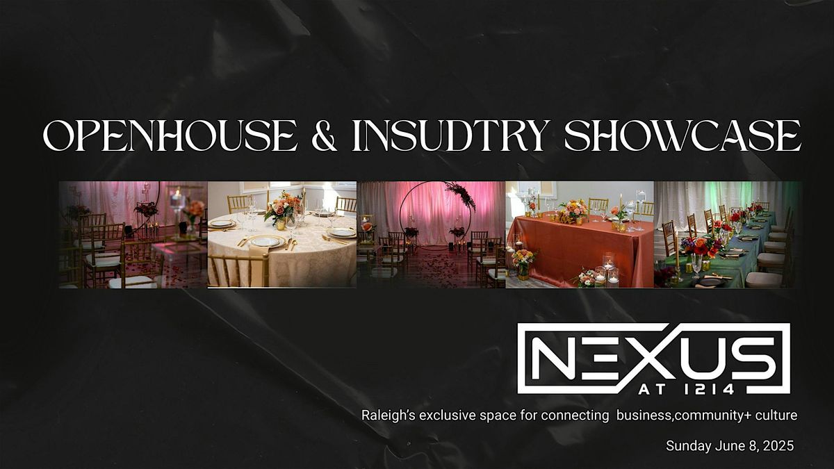 Nexus@1214 Relaunch: Open House & Industry Showcase, 8 June | Event in Raleigh | AllEvents