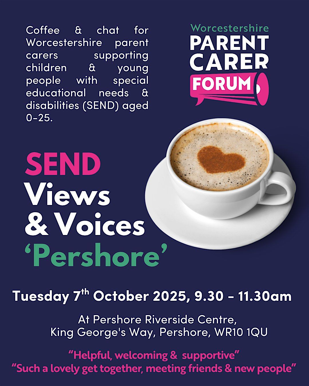 SEND Views & Voice Pershore | Event in Pershore | AllEvents