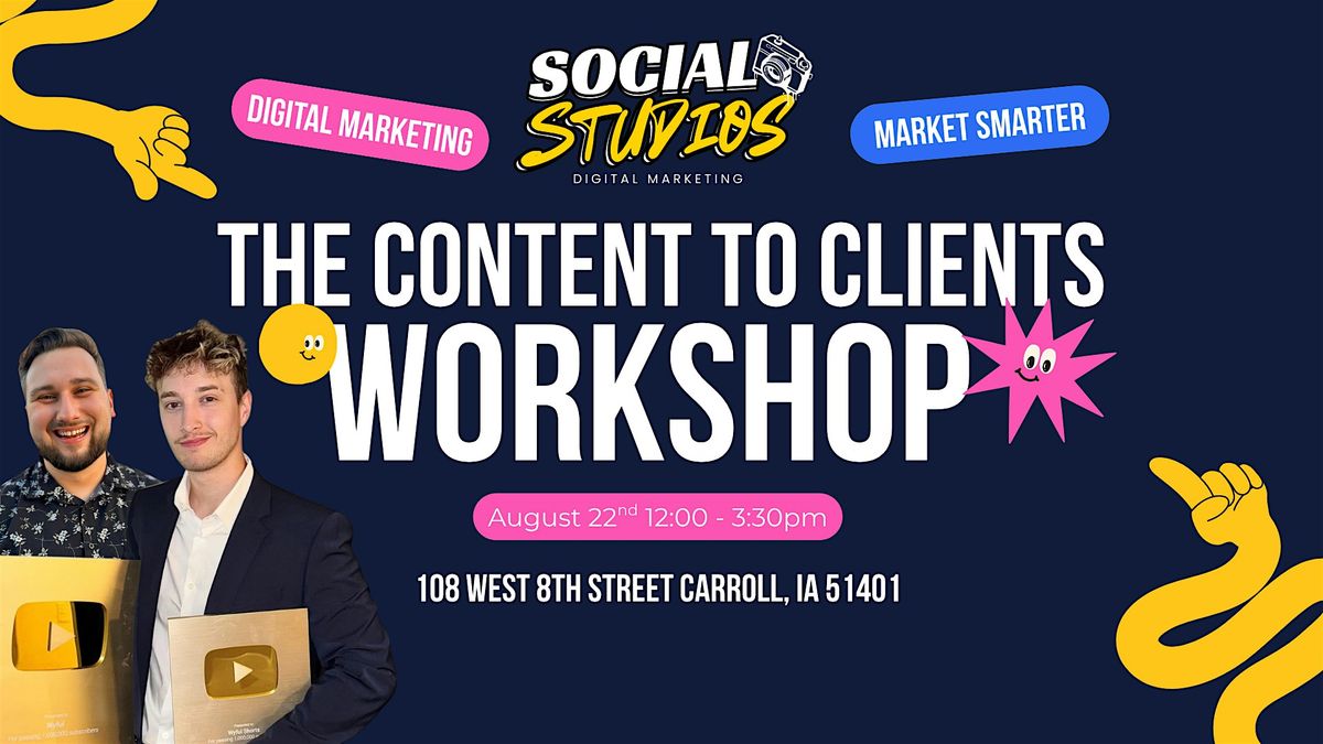 The Content To Clients Workshop, 22 August | Event in Carroll | AllEvents