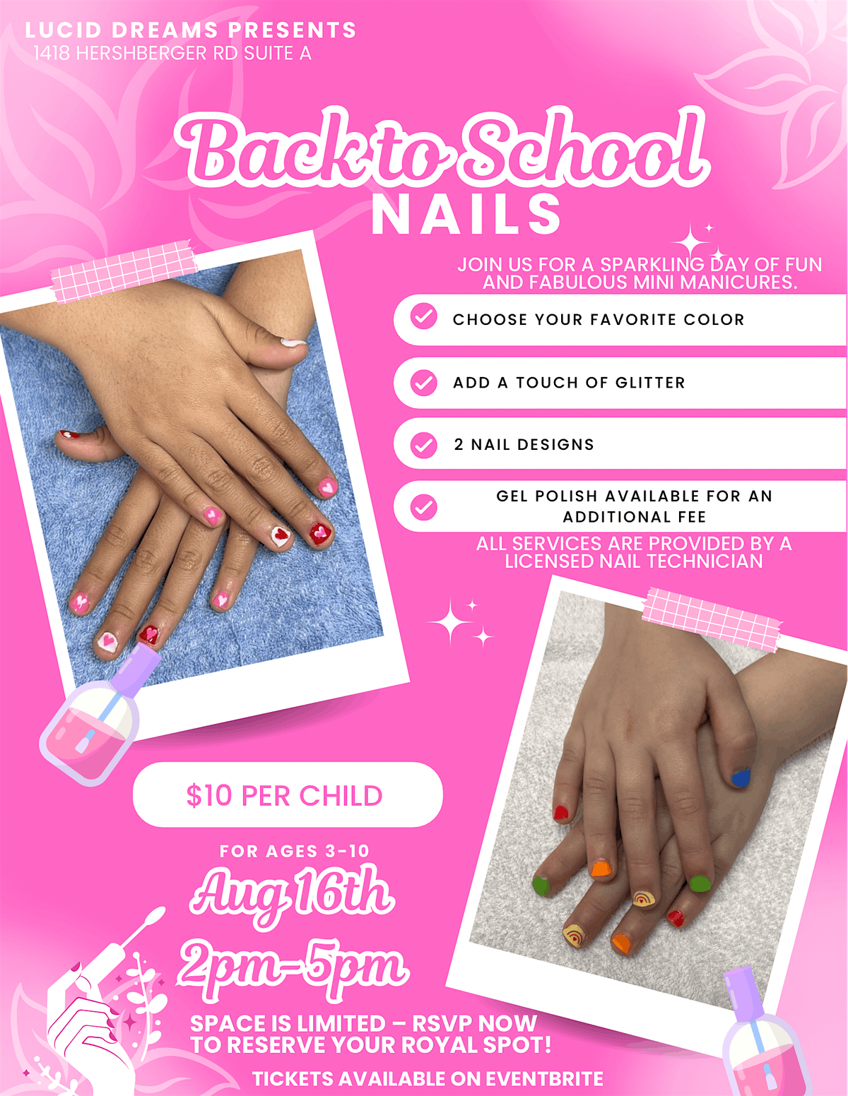 Back to School Nails, 16 August | Event in Roanoke | AllEvents