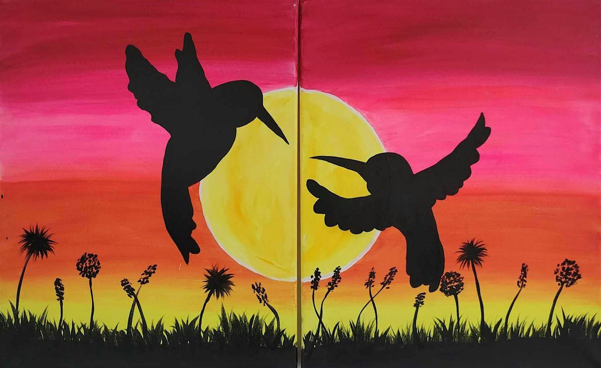 BYOB Sip & Paint Event - "Couples Hummingbird", 29 June | Event in Chicago | AllEvents