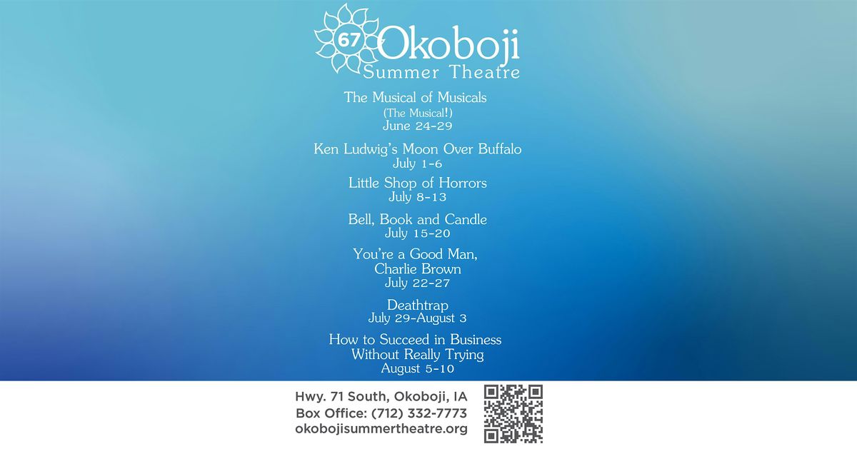 The Musical of Musicals (The Musical!), Saturday evening, June 28, 2025, 28 June | Event in Okoboji | AllEvents