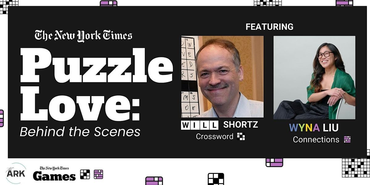 "New York Times" Puzzle Love: Behind the Scenes, 7 September | Event in Tarrytown | AllEvents