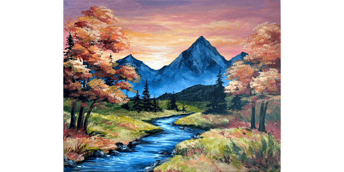 Sunset Ridge  - Paint and Sip in San Francisco | Classpop!™, 19 November | Event in Danville | AllEvents
