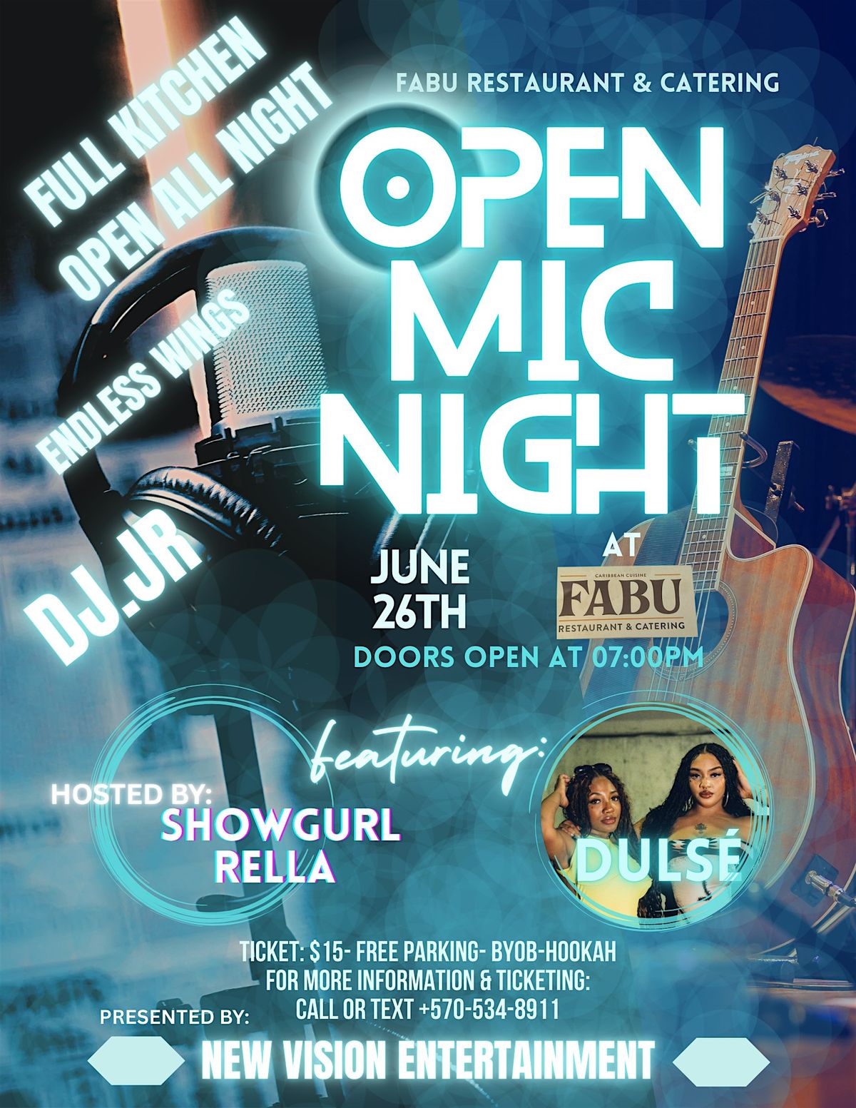 Mic Check Open Mic Night at Fabu, 26 June | Event in East Stroudsburg | AllEvents