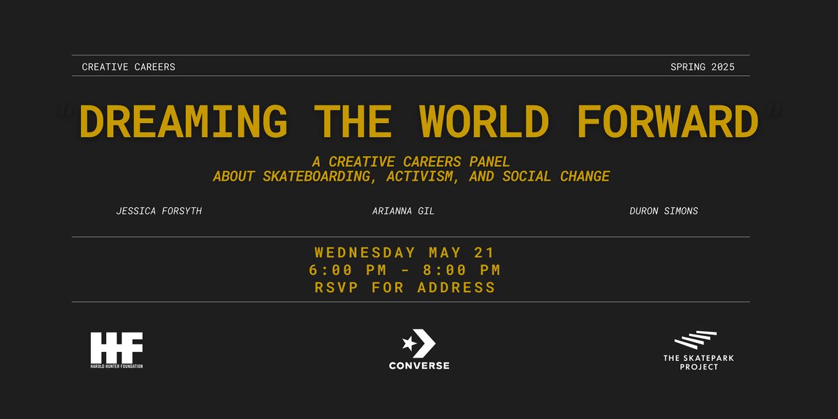 TSP x HHF Creative Careers Panel: “Dreaming the World Forward”, 21 May | Event in New York | AllEvents