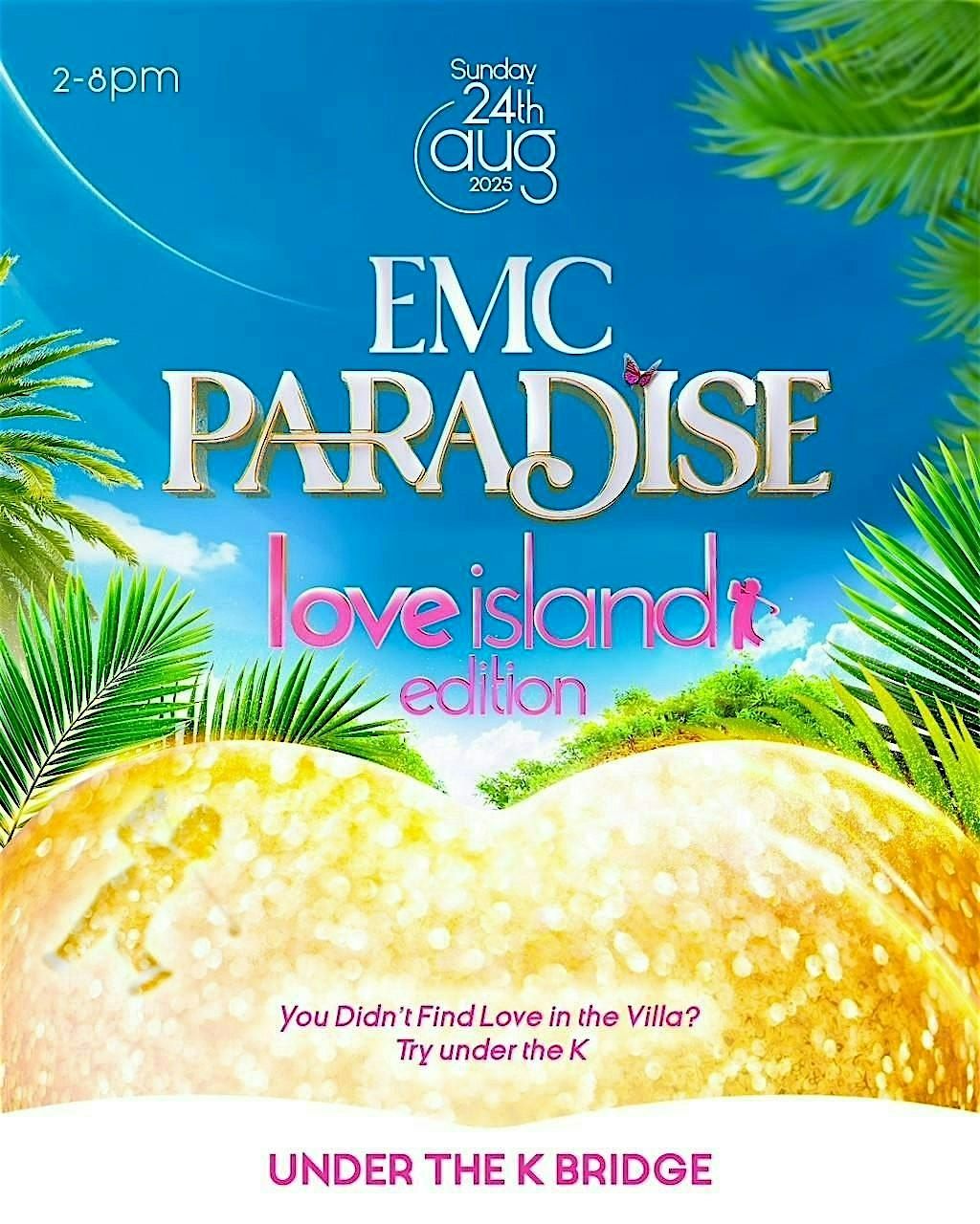 EMC PARADISE: LOVE ISLAND EDITION, 24 August | Event in Brooklyn | AllEvents