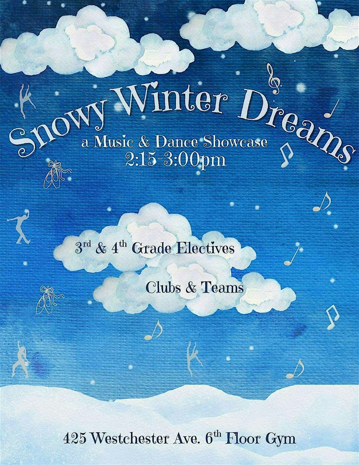 Snowy Winter Dreams Winter Showcase, 10 December | Event in The Bronx | AllEvents