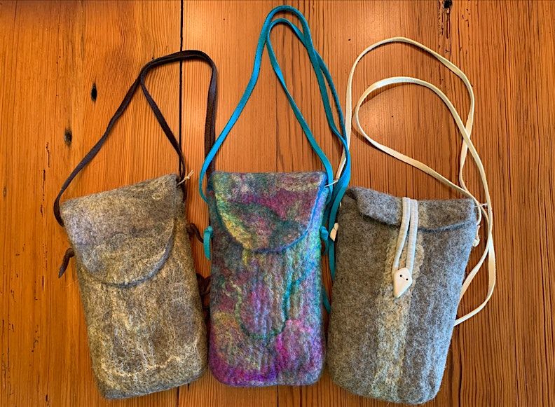 The Art of Fiber- Wet Felted Wool Crossbody Bag, 23 August | Event in Frankford | AllEvents