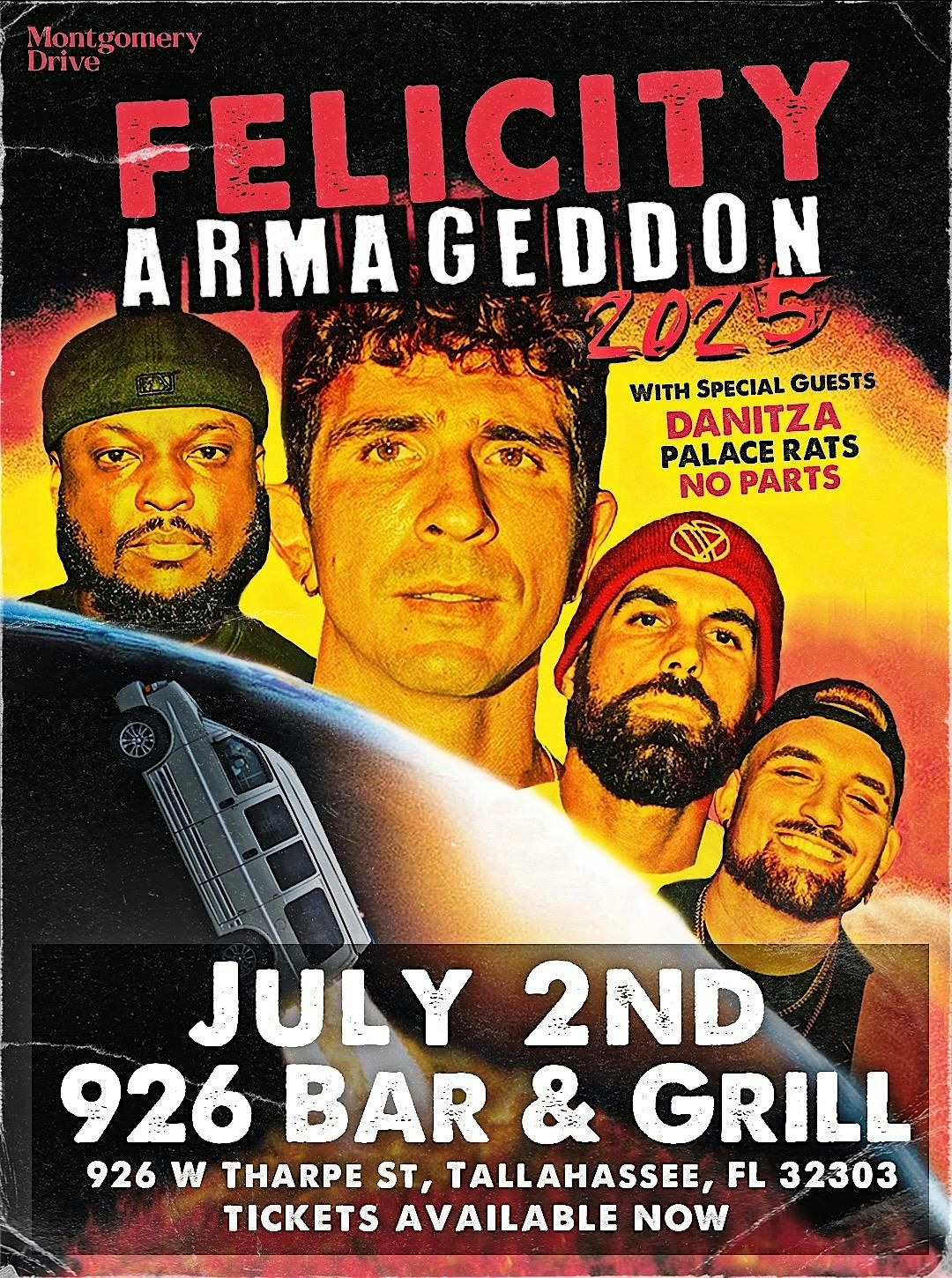 Felicity w/ Danitza, No Parts, Palace Rats at 926 Bar, 2 July | Event in Tallahassee | AllEvents