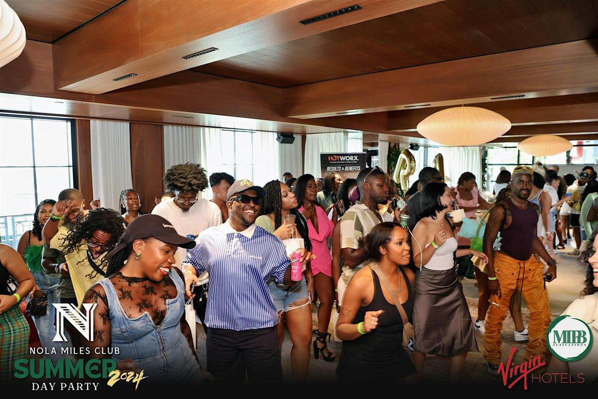Nola Miles Club x Virgin Hotel:  Day Party (2nd Annual!), 23 August | Event in New Orleans | AllEvents