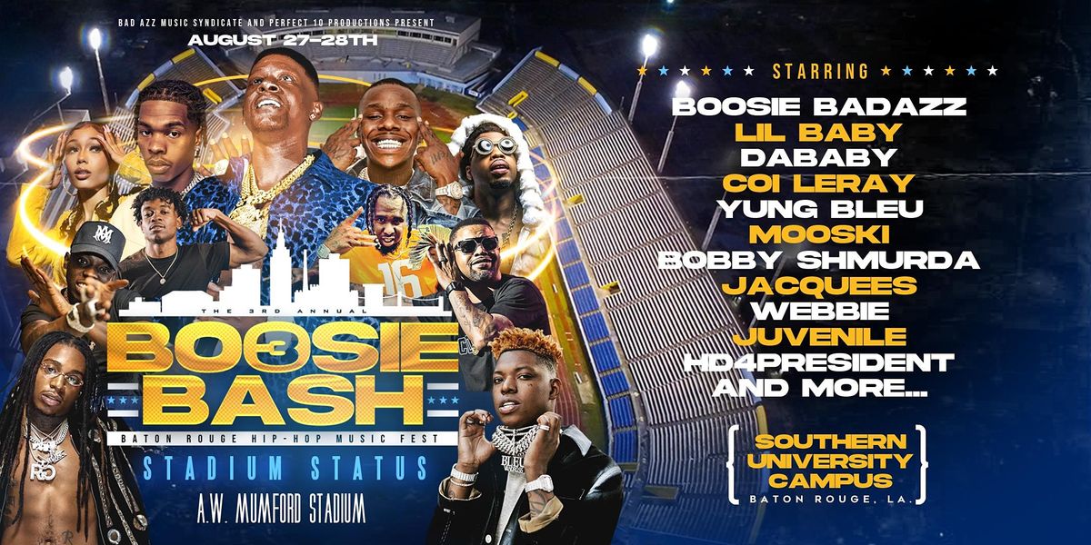 The 3rd Annual BOOSIE BASHBaton Rouge Hip Hop Festival, Southern