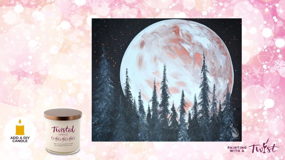 Copper Moon Rise, Painting with a Twist (Los Angeles, CA Chatsworth