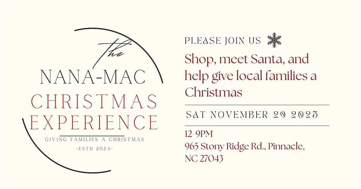 The Nana-Mac Christmas Experience, 29 November | Event in Pinnacle | AllEvents