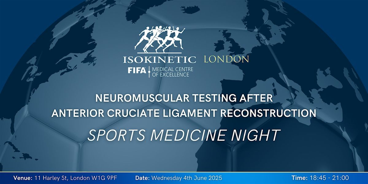 Sports Medicine Nights, 4 June | Event in London | AllEvents