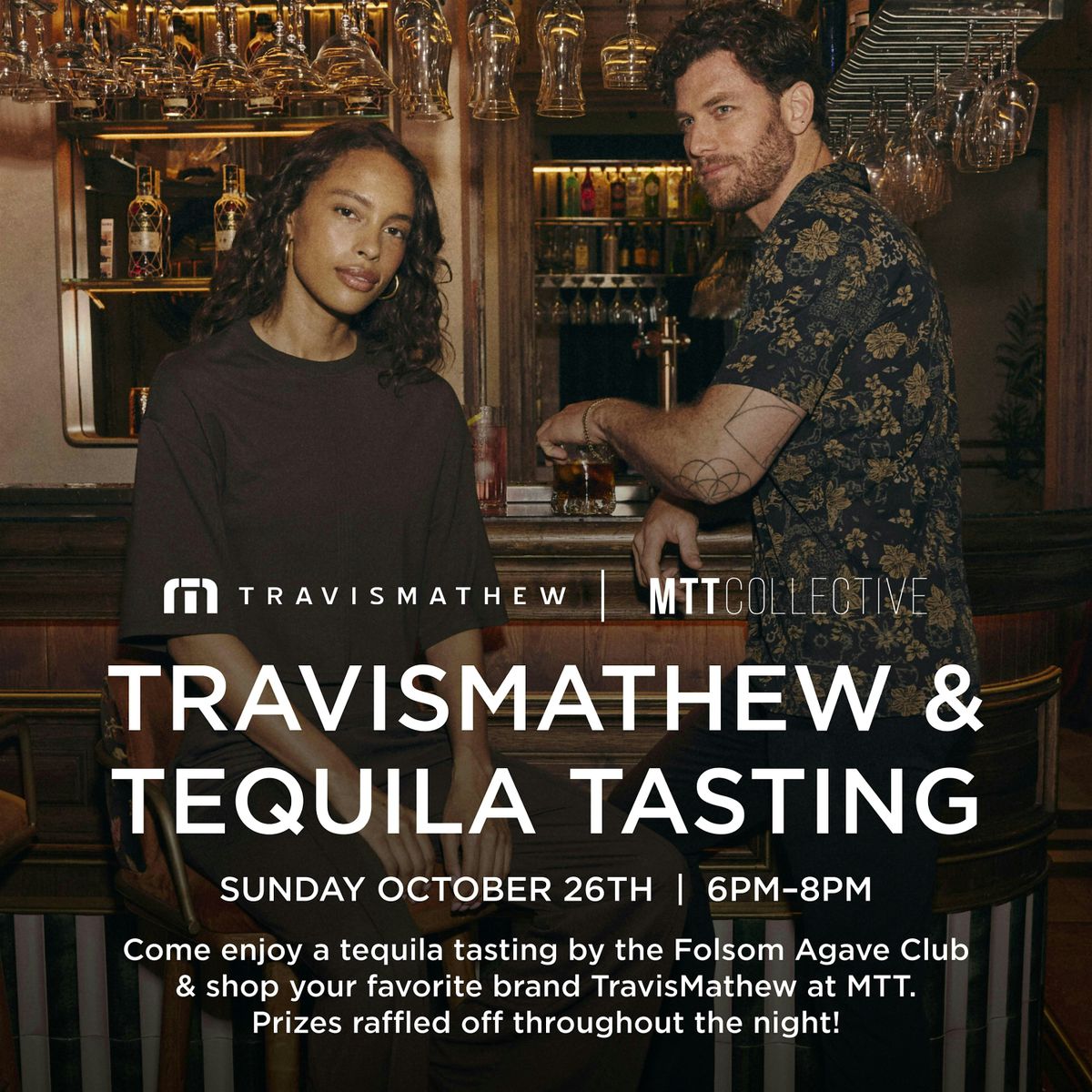 Travis Mathew & Tequila Tasting, 26 October | Event in Folsom | AllEvents
