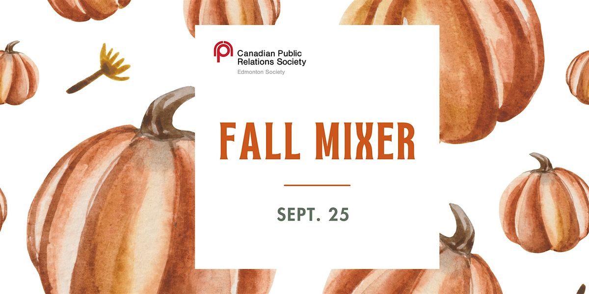 CPRS YEG — Fall is for mixing: colours, cocktails & communicators, 25 September | Event in Edmonton