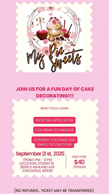Cake Decorating Class, 28 September | Event in Chicago | AllEvents