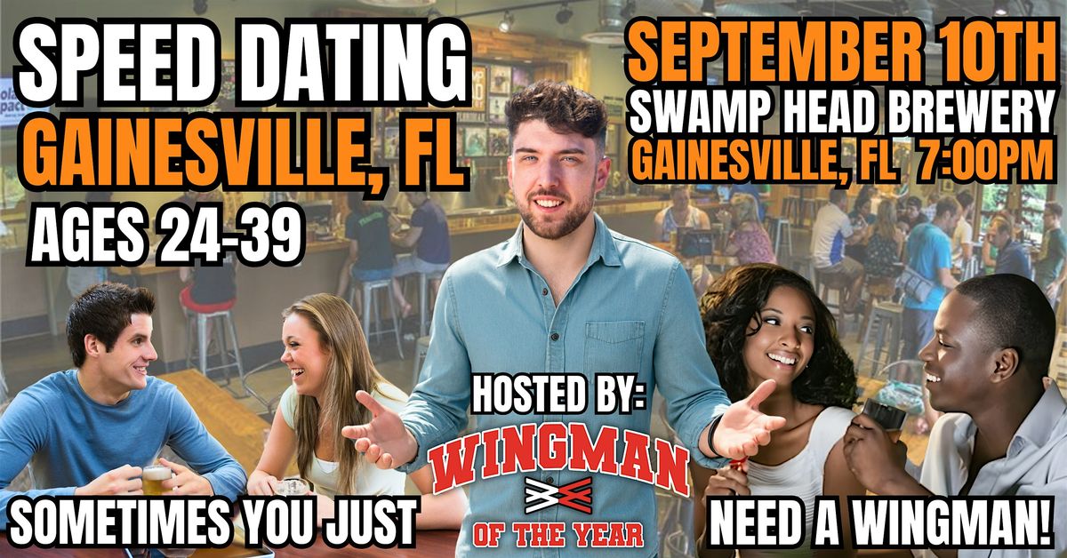Speed Dating With Wingman Of The Year: Gainesville, FL, 10 September | Event in Gainesville | AllEvents