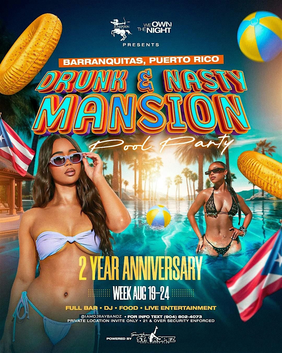 2ND ANNUAL DRUNK & NASTY MANSION POOL PARTY, 23 August | Event in Barranquitas | AllEvents