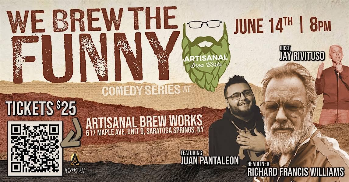 We Brew the Funny Series, 14 June | Event in Saratoga Springs | AllEvents