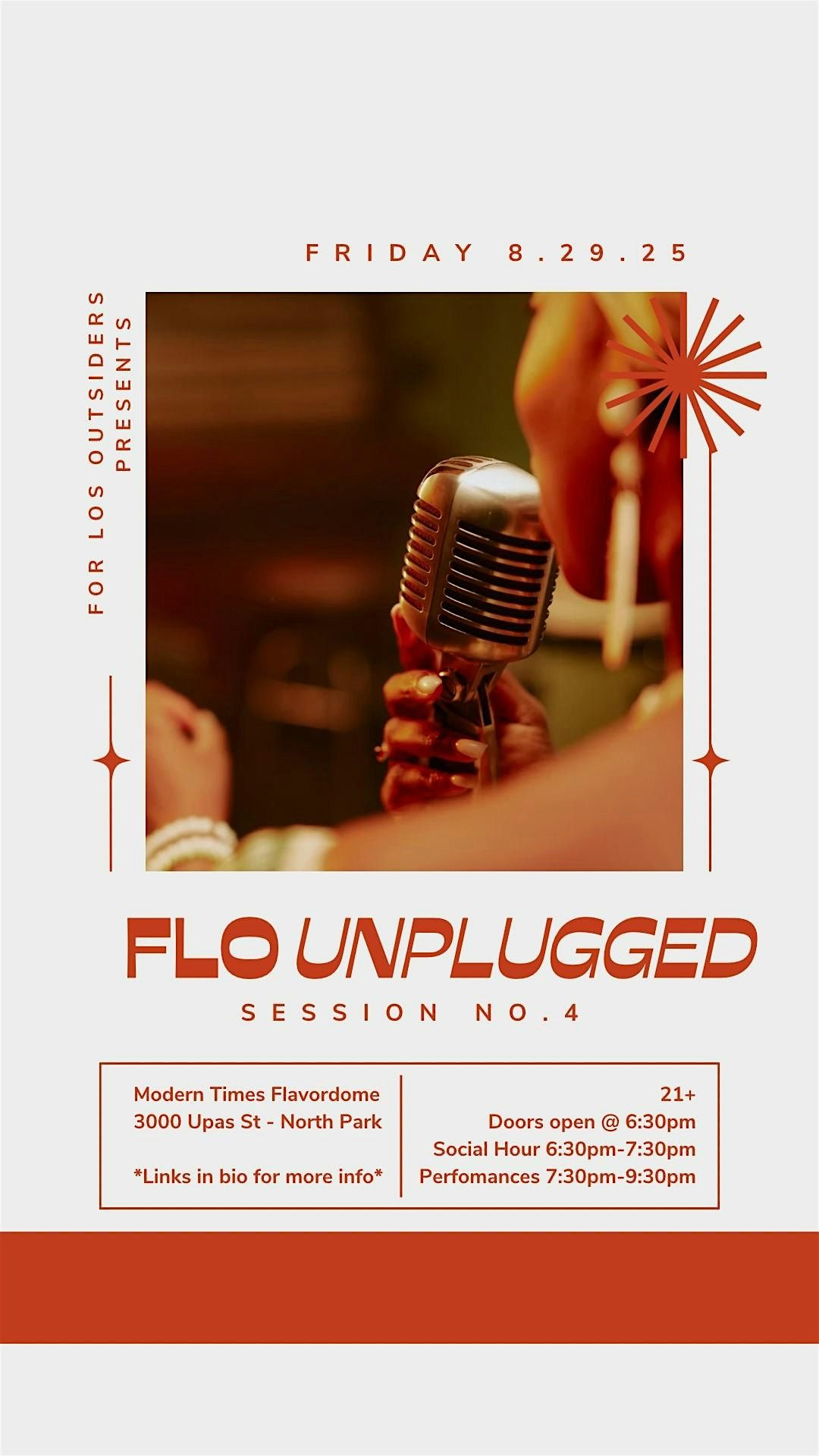 FLO Unplugged Session 4, 29 August | Event in San Diego | AllEvents
