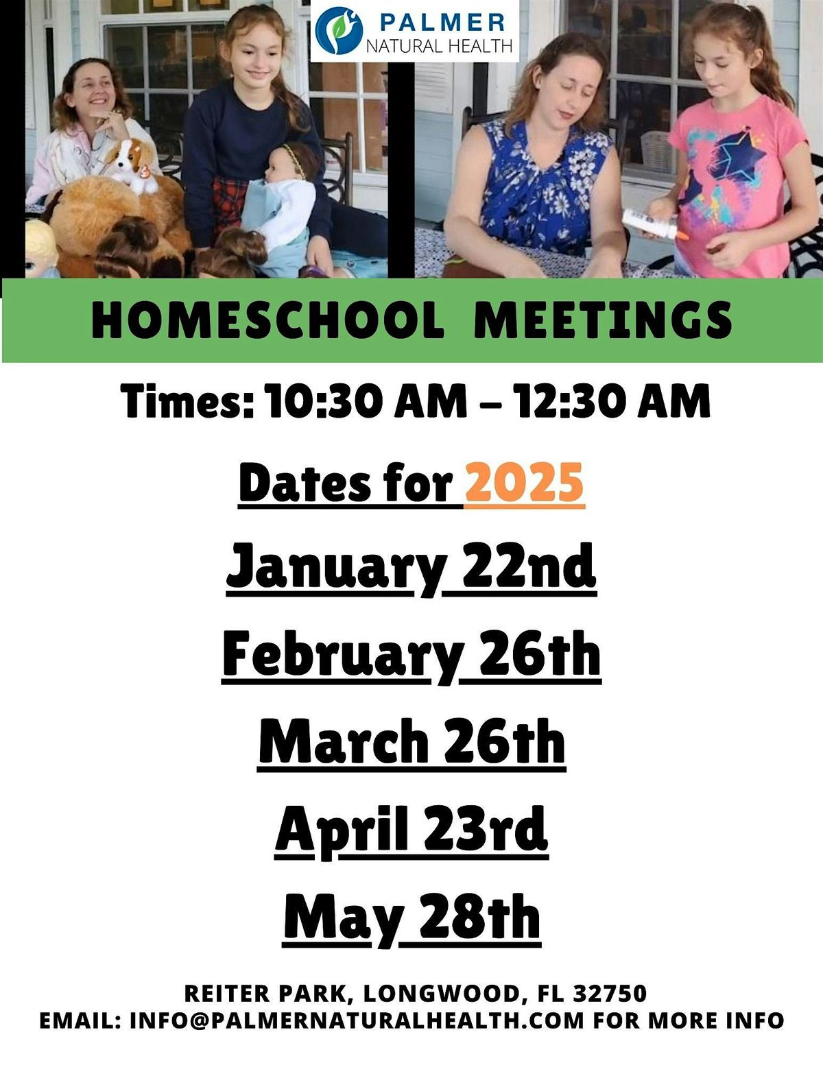 Palmer Natural Health - Homeschool | Event in Longwood | AllEvents