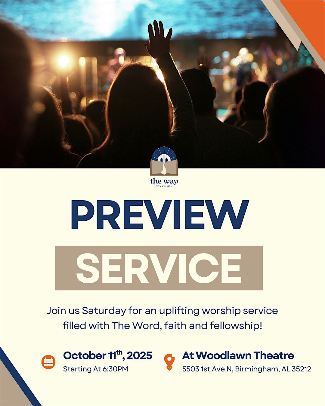 2nd Preview Service, 11 October | Event in Birmingham | AllEvents