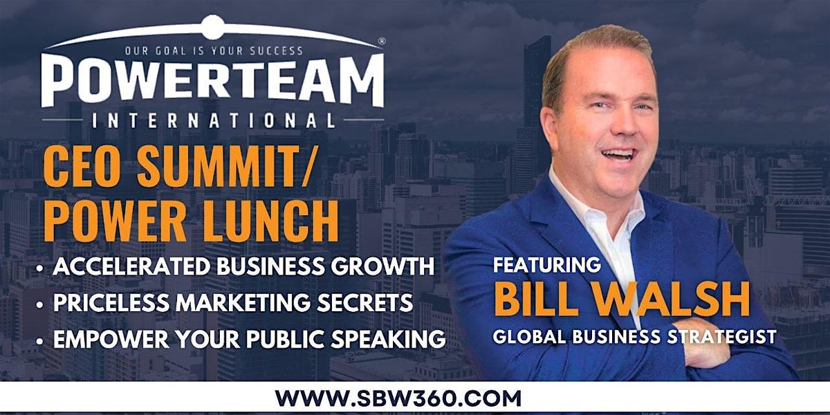 CEO Summit/Power Lunch - New York City, 29 May | Event in New York | AllEvents