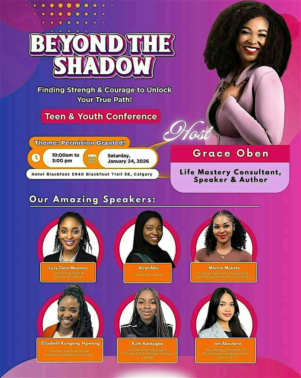 BEYOND THE SHADOW, 24 January | Event in Calgary | AllEvents