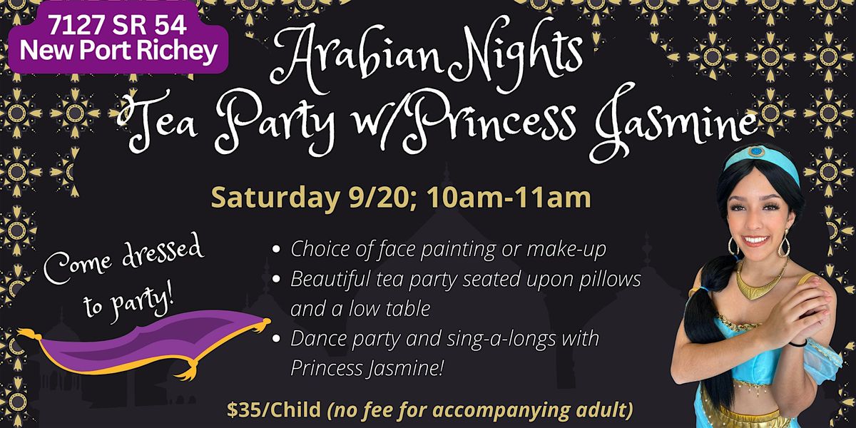 Tea Party with Jasmine, 20 September | Event in New Port RIchey | AllEvents