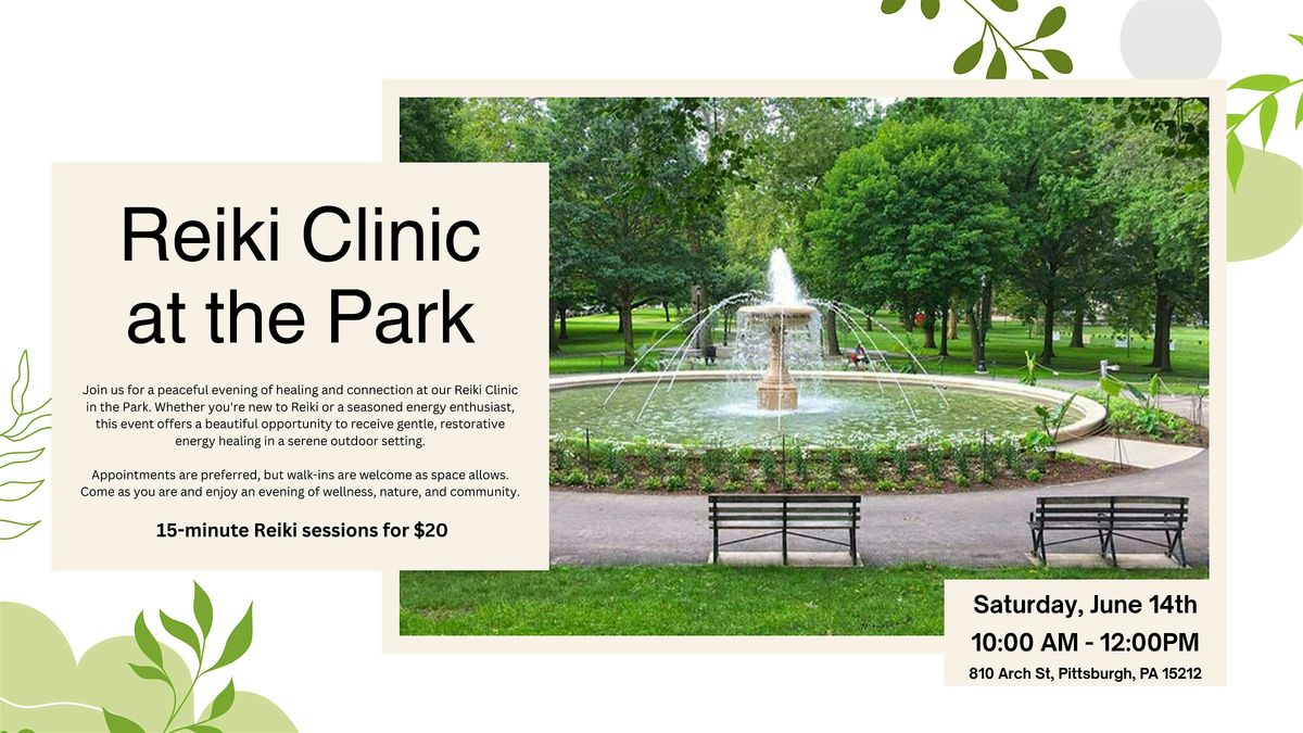 Reiki in the Park, 14 June | Event in Pittsburgh | AllEvents