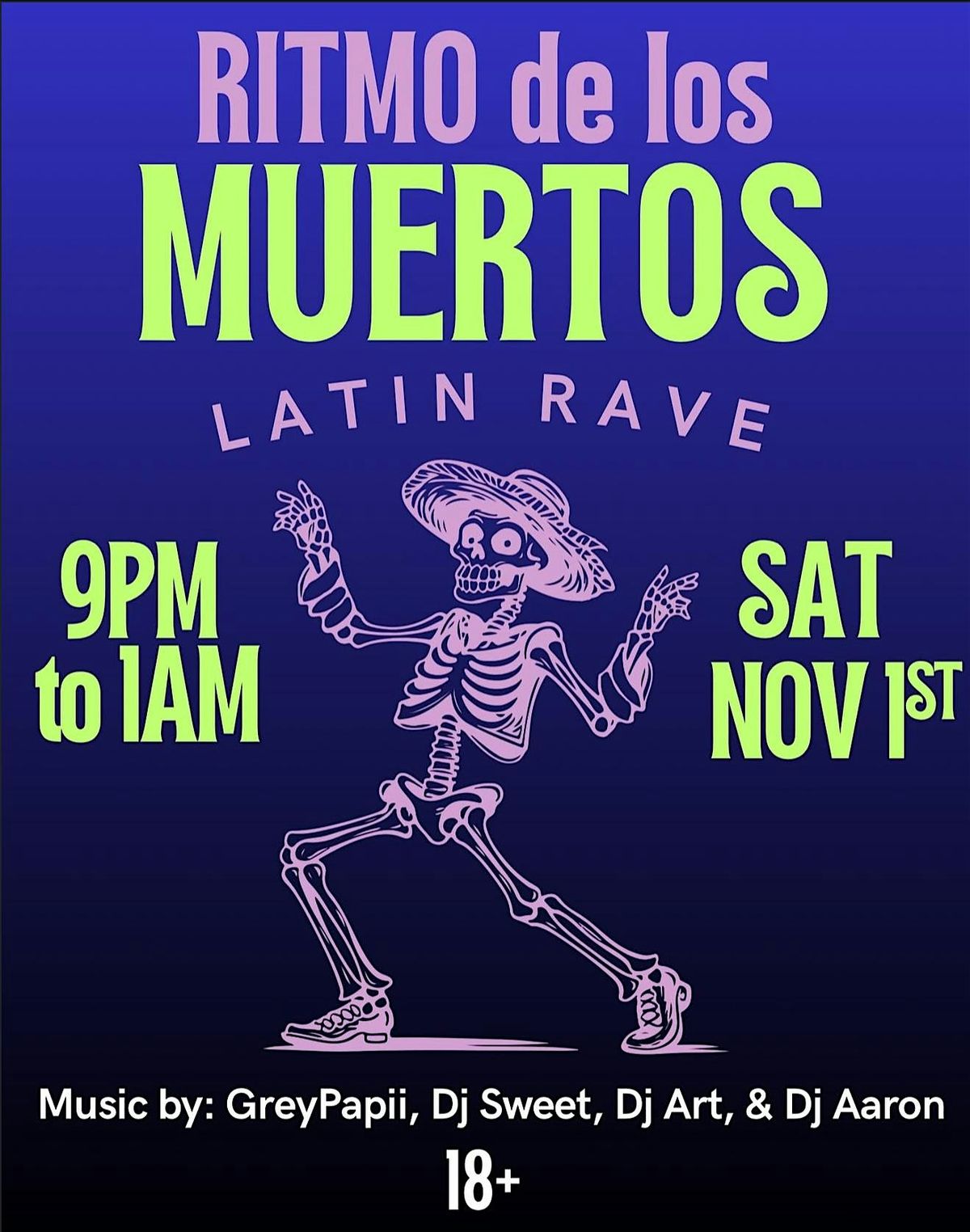 RITMO DE LOS MUERTOS, 1 November | Event in Concord | AllEvents