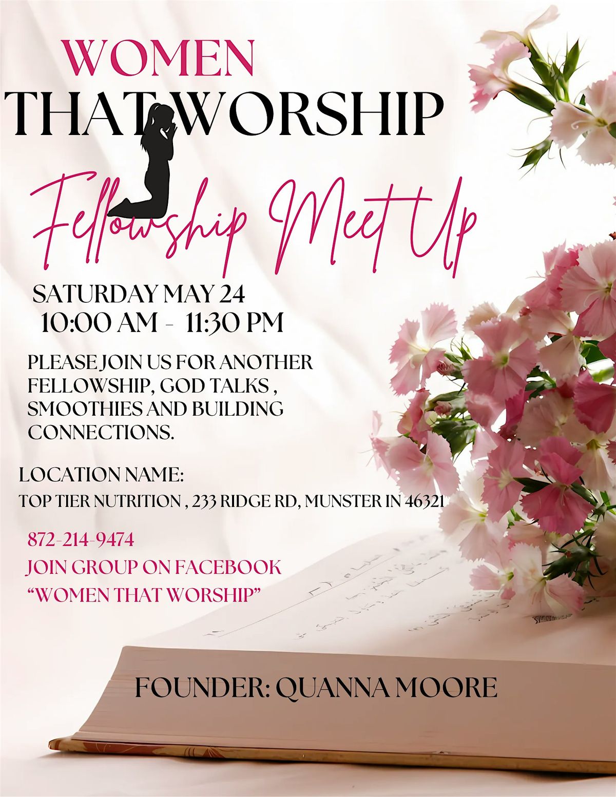Women That Worship Fellowship Event, 24 May | Event in Munster | AllEvents