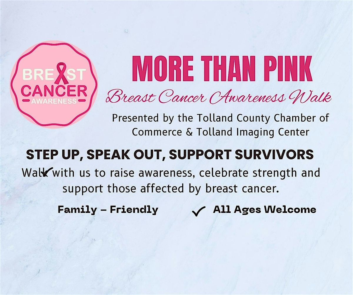 MORE THAN PINK Breast Cancer Walk - Team Harvest of Hope, 18 October | Event in Tolland | AllEvents