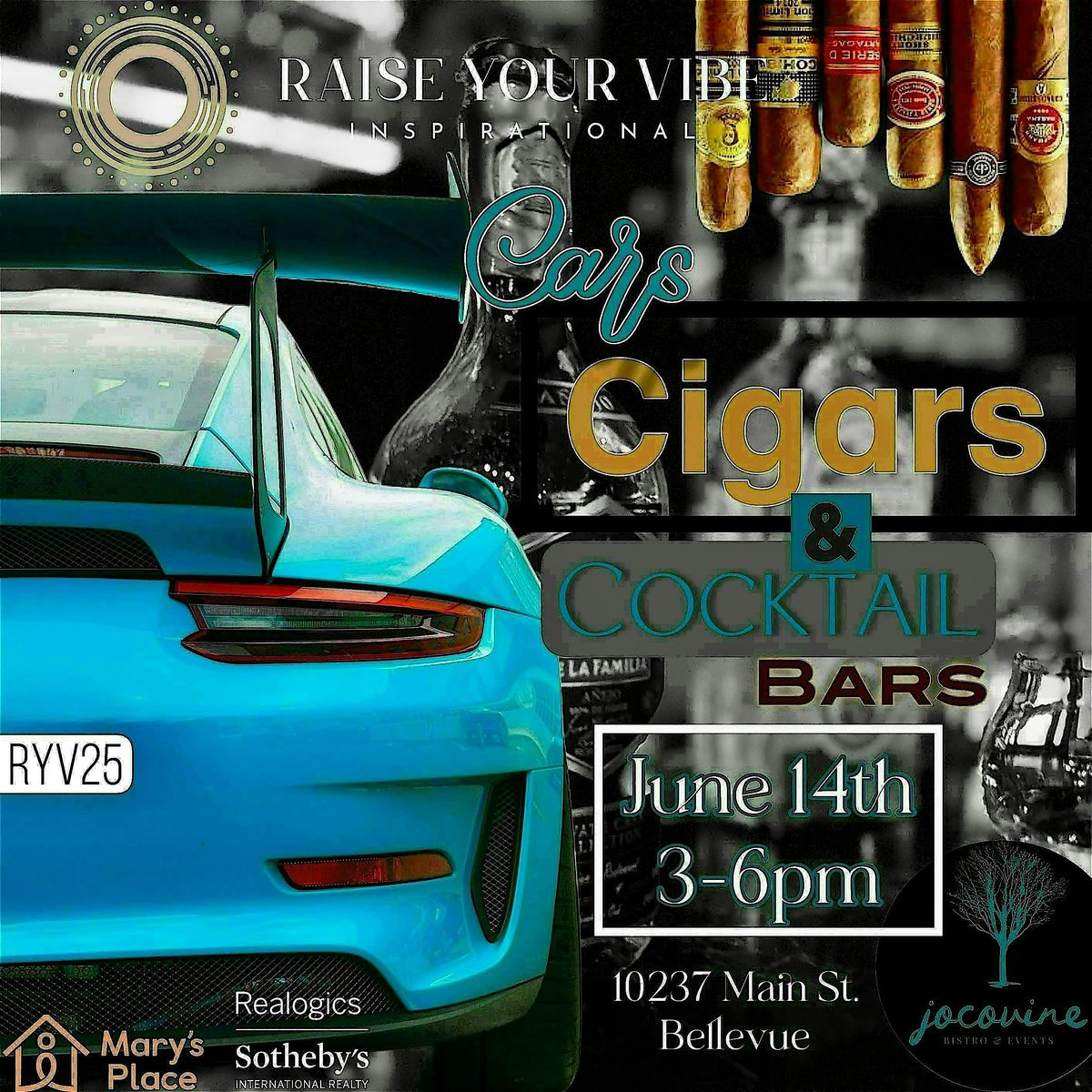 Cars, Cigars & Cocktail Bars, 14 June | Event in Bellevue | AllEvents
