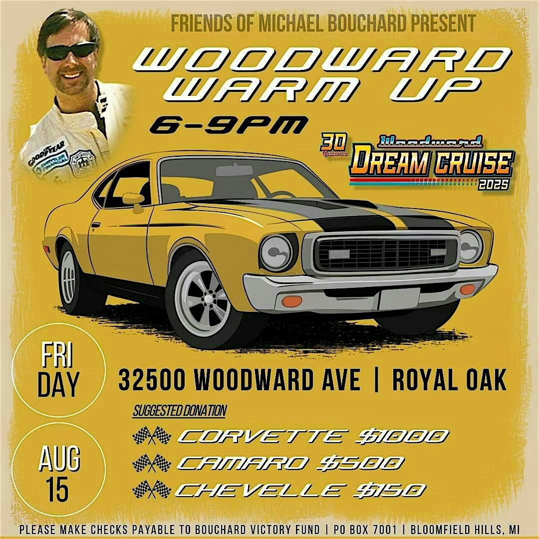 Sheriff Bouchard's Woodward Warm Up, 15 August | Event in Royal Oak | AllEvents